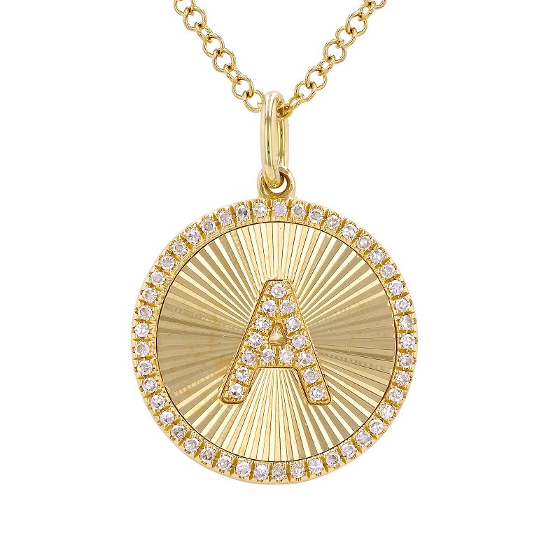 14K Yellow Gold Diamond Script Love Necklace – Maurice's Jewelers