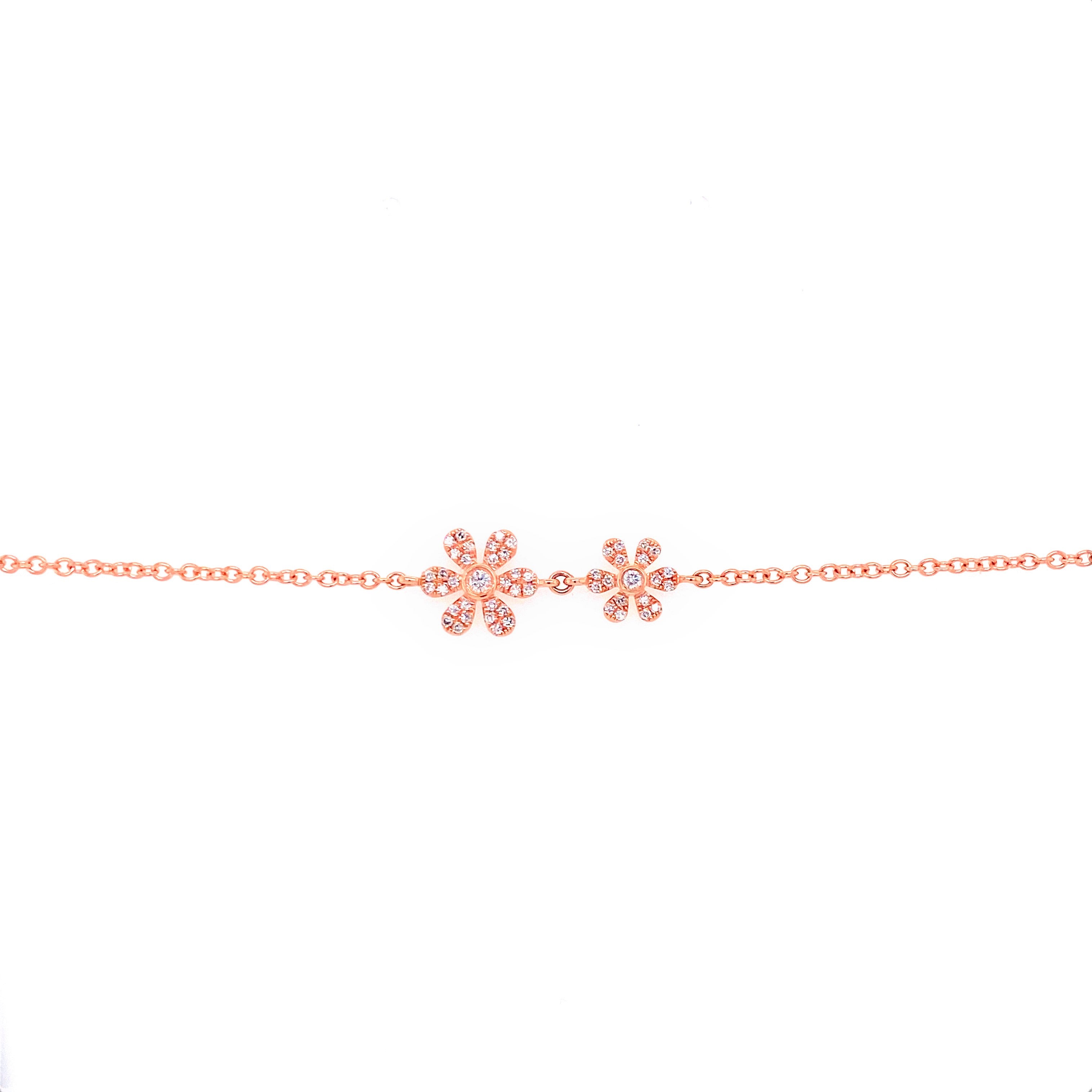 14K Yellow Gold Diamond Cross Pink Cord Bracelet – Maurice's Jewelers