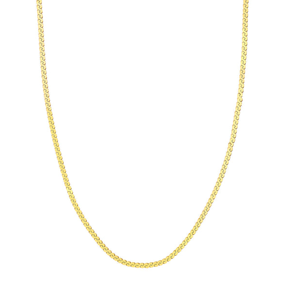 Yellow Gold 14K 3.00mm Serpentine Chain-Necklaces-Maurice's Jewelers-