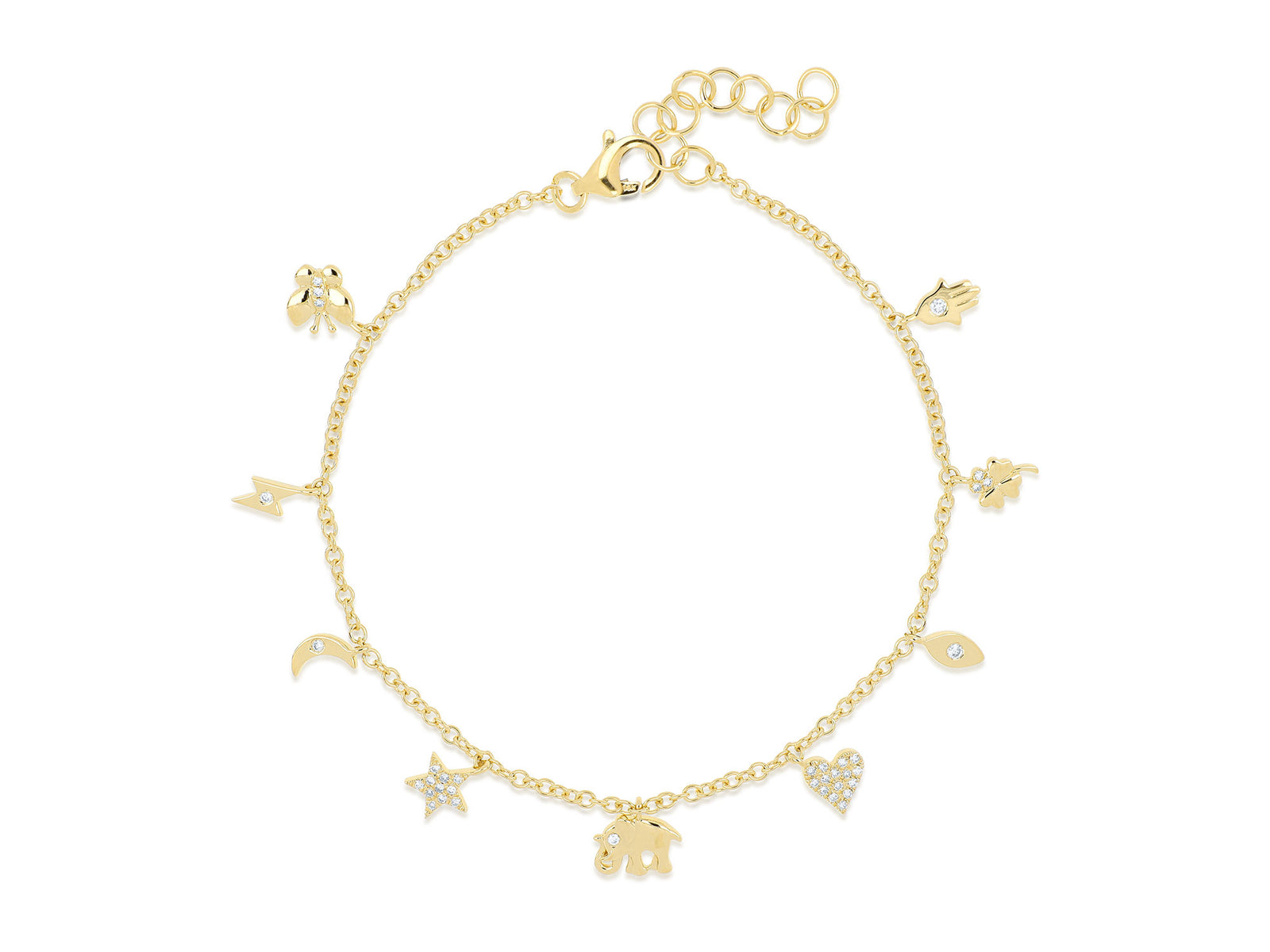 Outlet Gold charm