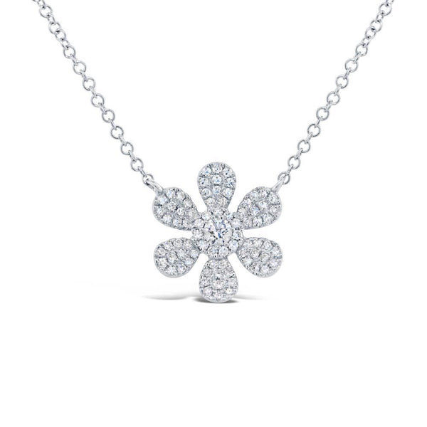 Art Deco Diamond Flower Necklace – Prospect Jewelers